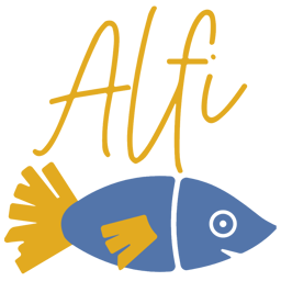 Alfi Homemade Fish and Chips logo.